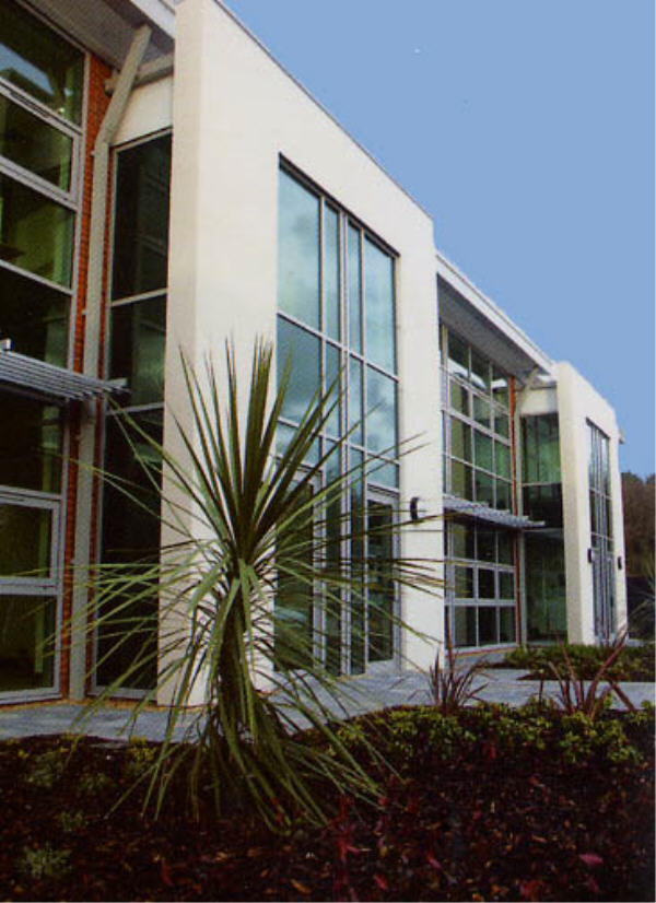 Front exterior of offices